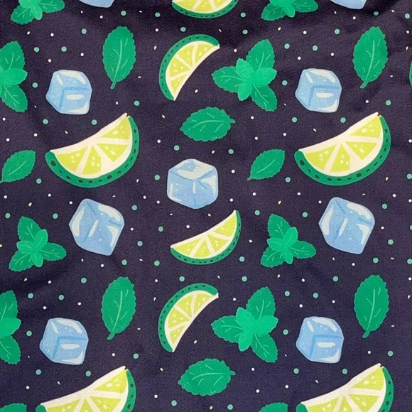 Visconti Black Short Sleeve Button Navy Blue Lime NWT Men’s Medium Shirt - Picture 7 of 7